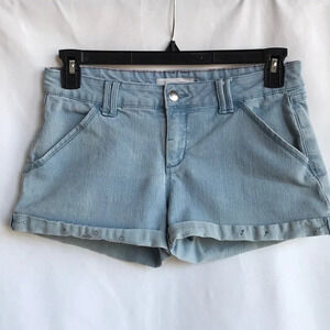 2.1 Denim light wash 4-pocket denim shorts, sz. 29
